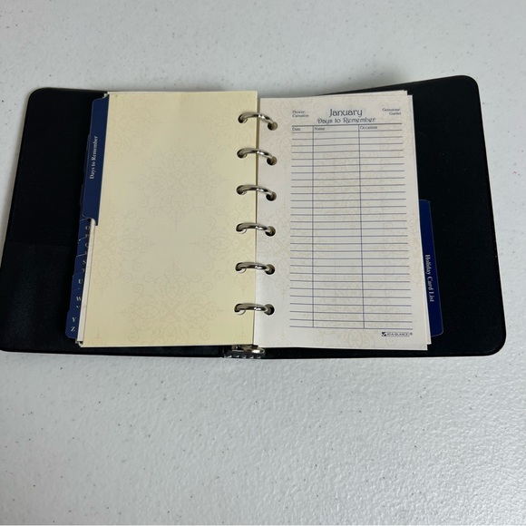 Kim Anderson Yesteryears AT-A-GLANCE Mini Address Book Blank Ring Binder VTG - Picture 11 of 16